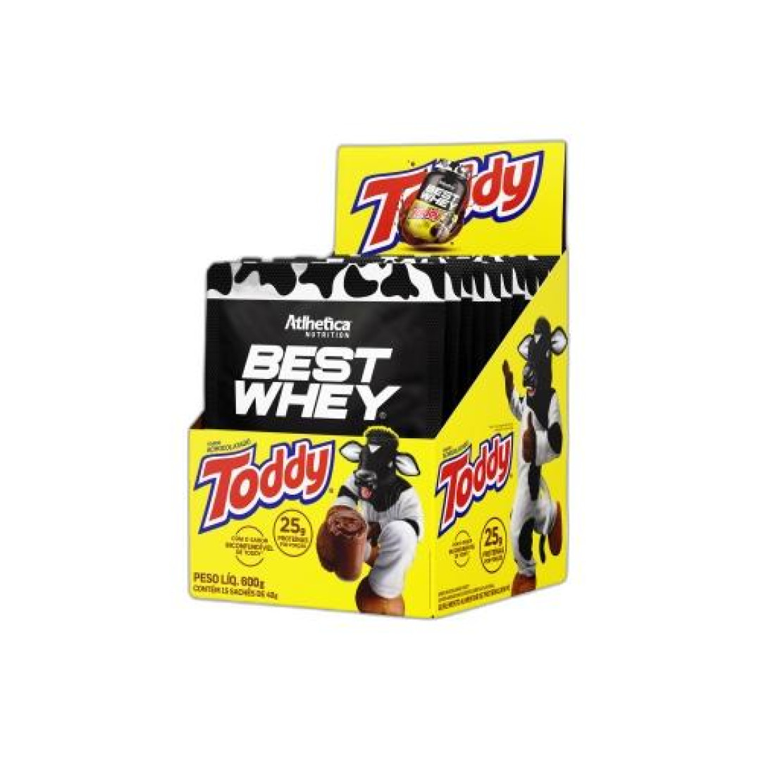 Detalhes do produto Supl Best Whey Sc Toddy 40Gr Athletica  Chocolate