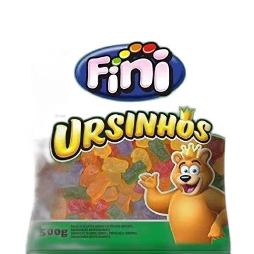 Detalhes do produto Bala Gel Ursinhos Brilho Pc 500Gr Fini Sortido
