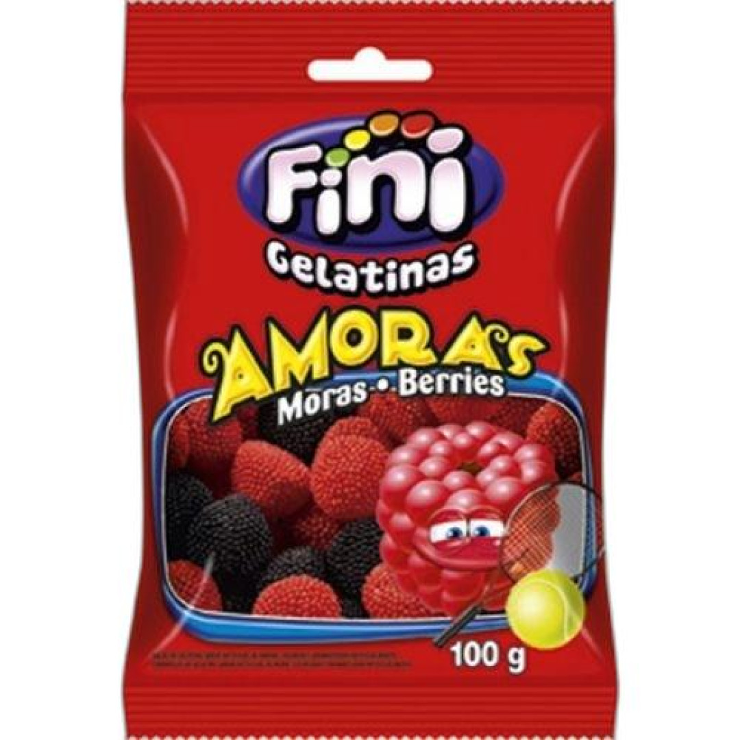 Detalhes do produto Bala Gelatina Amoras 80Gr Fini Amora