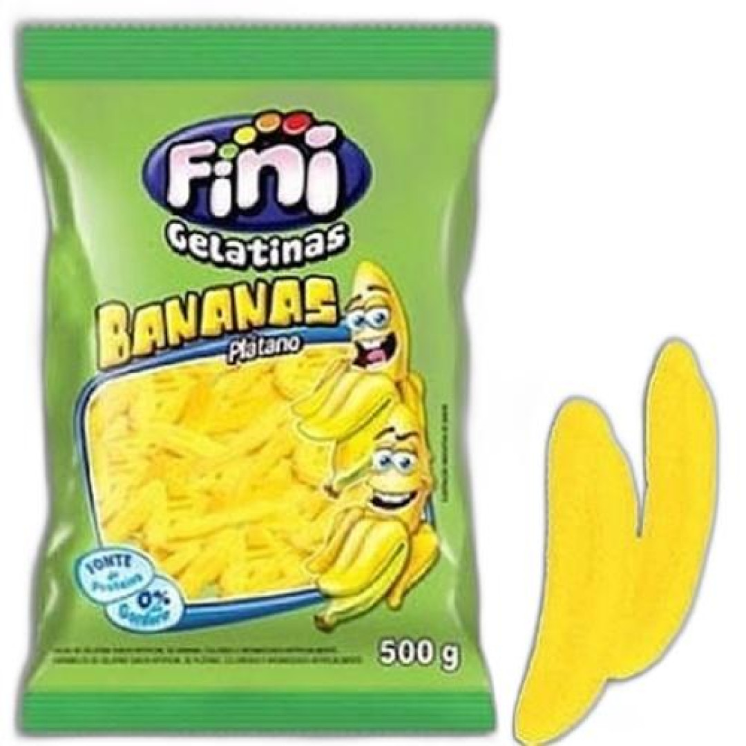 Detalhes do produto Bala Gel Bananas 500Gr Fini Banana