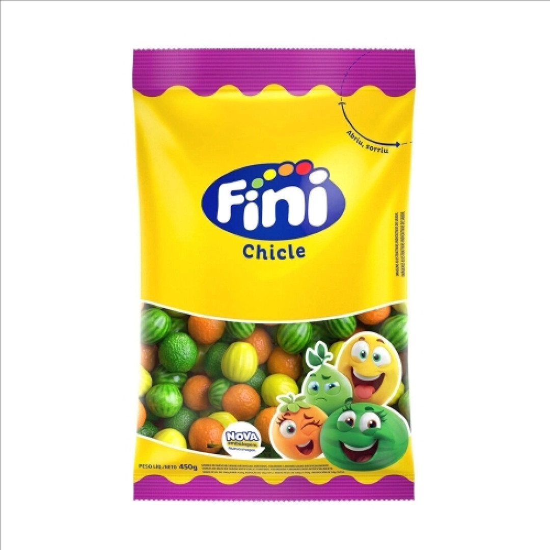 Detalhes do produto Chicle Fini Salada Frutas 450Gr  Lar.limao.melao