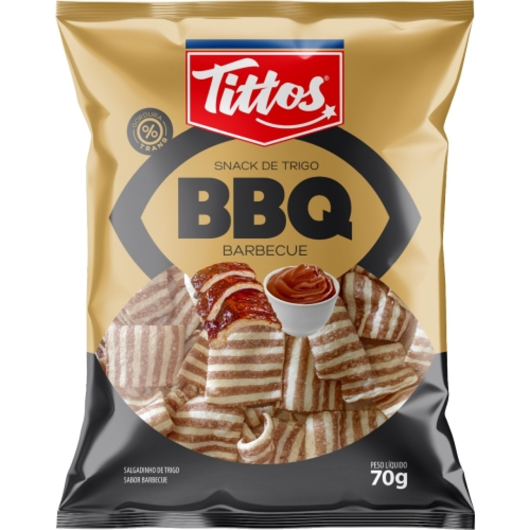 Detalhes do produto Salg Snack 70Gr Tittos Barbecue