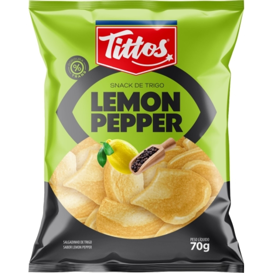 Detalhes do produto Salg Snack 70Gr Tittos Lemon Pepper