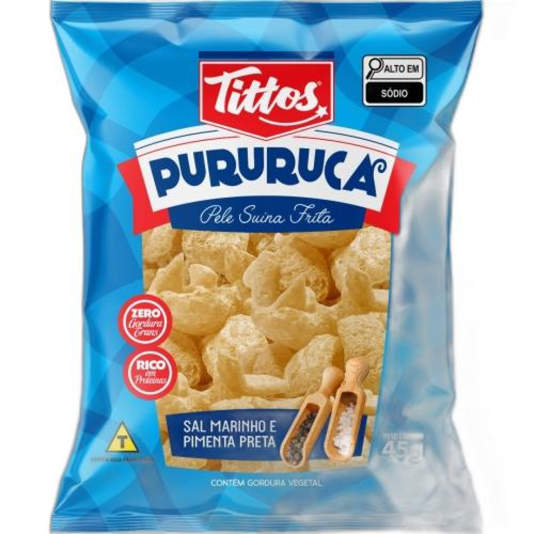 Detalhes do produto Salg Pururuca 45Gr Tittos Sal Mari.piment