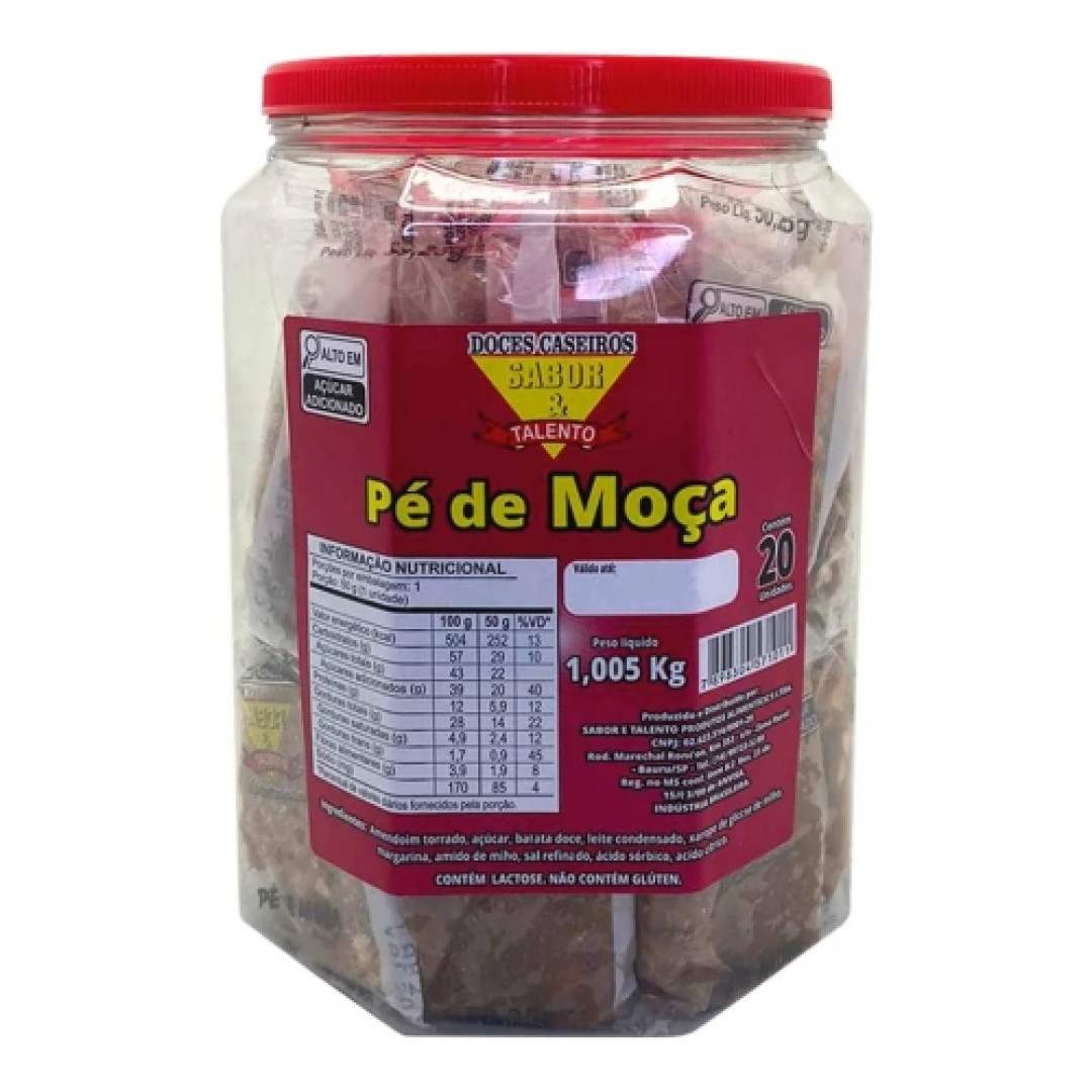 Detalhes do produto Pe Moca Embr Pt 20X50Gr Sabor Talento .