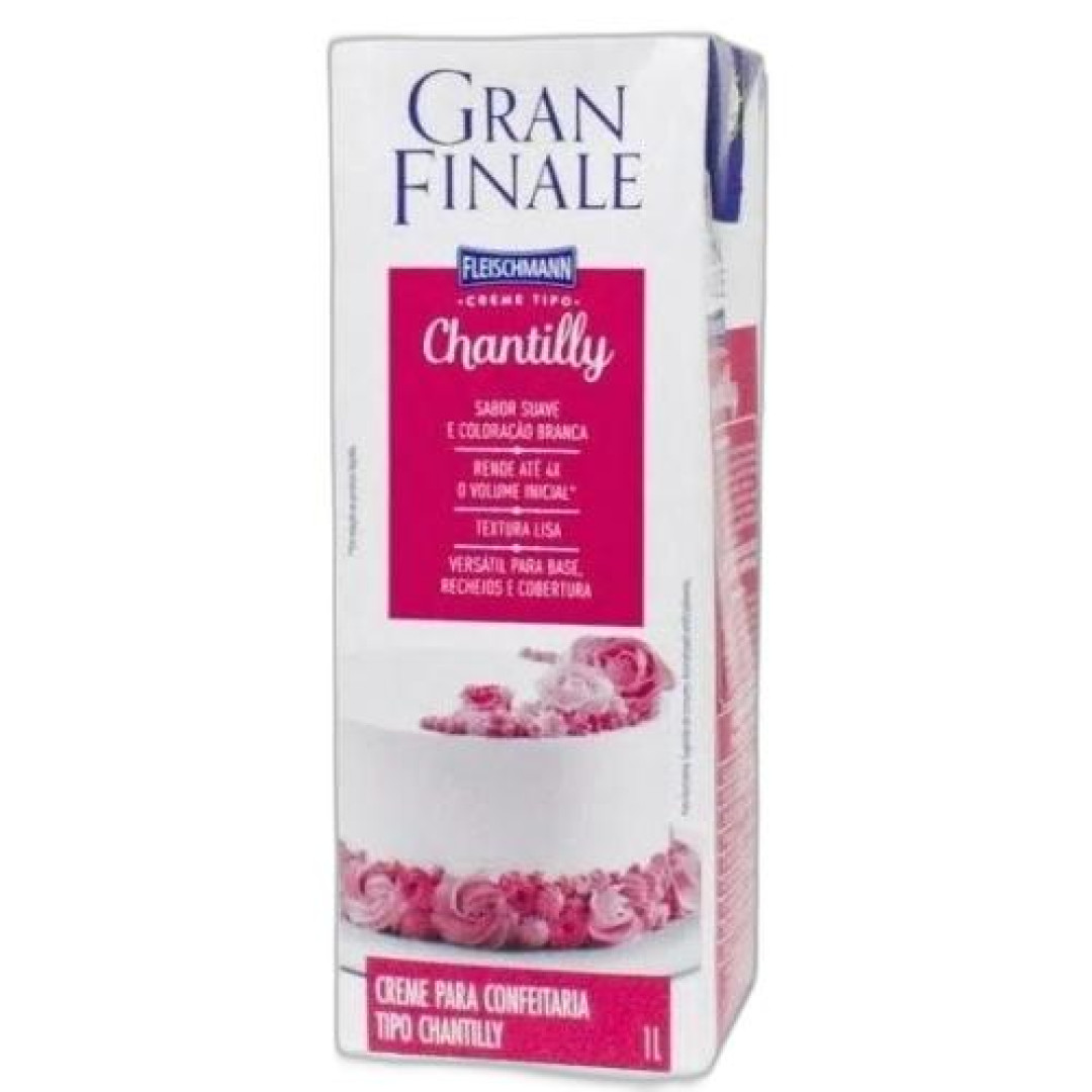 Detalhes do produto Chantilly Gran Finale Tp 1Lt Fleischman .