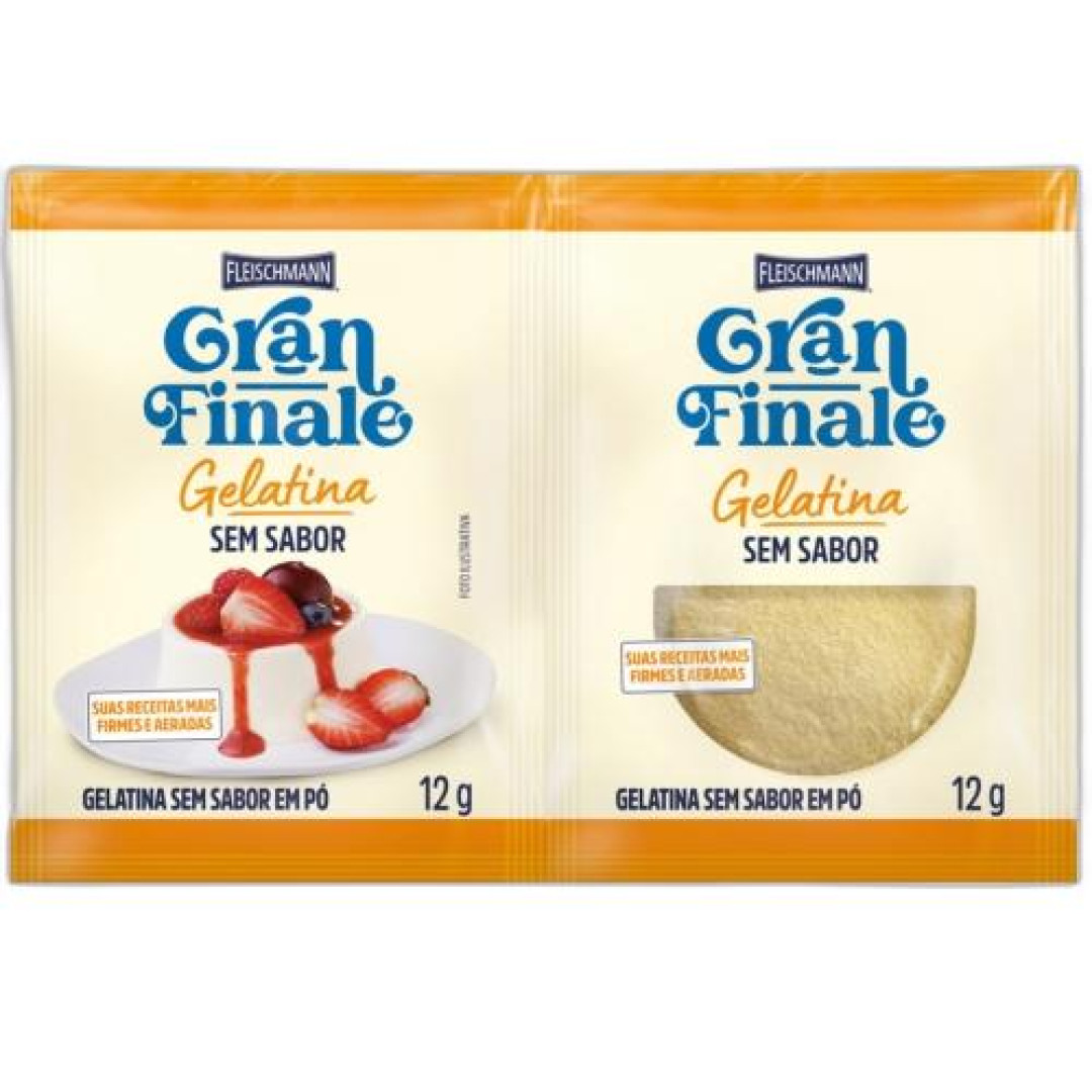 Detalhes do produto Gelatina Gran Finale 24Gr Fleischmann Sem Sabor