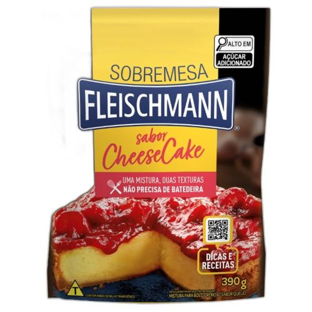 Detalhes do produto Mistura Bolo Cremoso Fleischamnn 390Gr Cheesecake