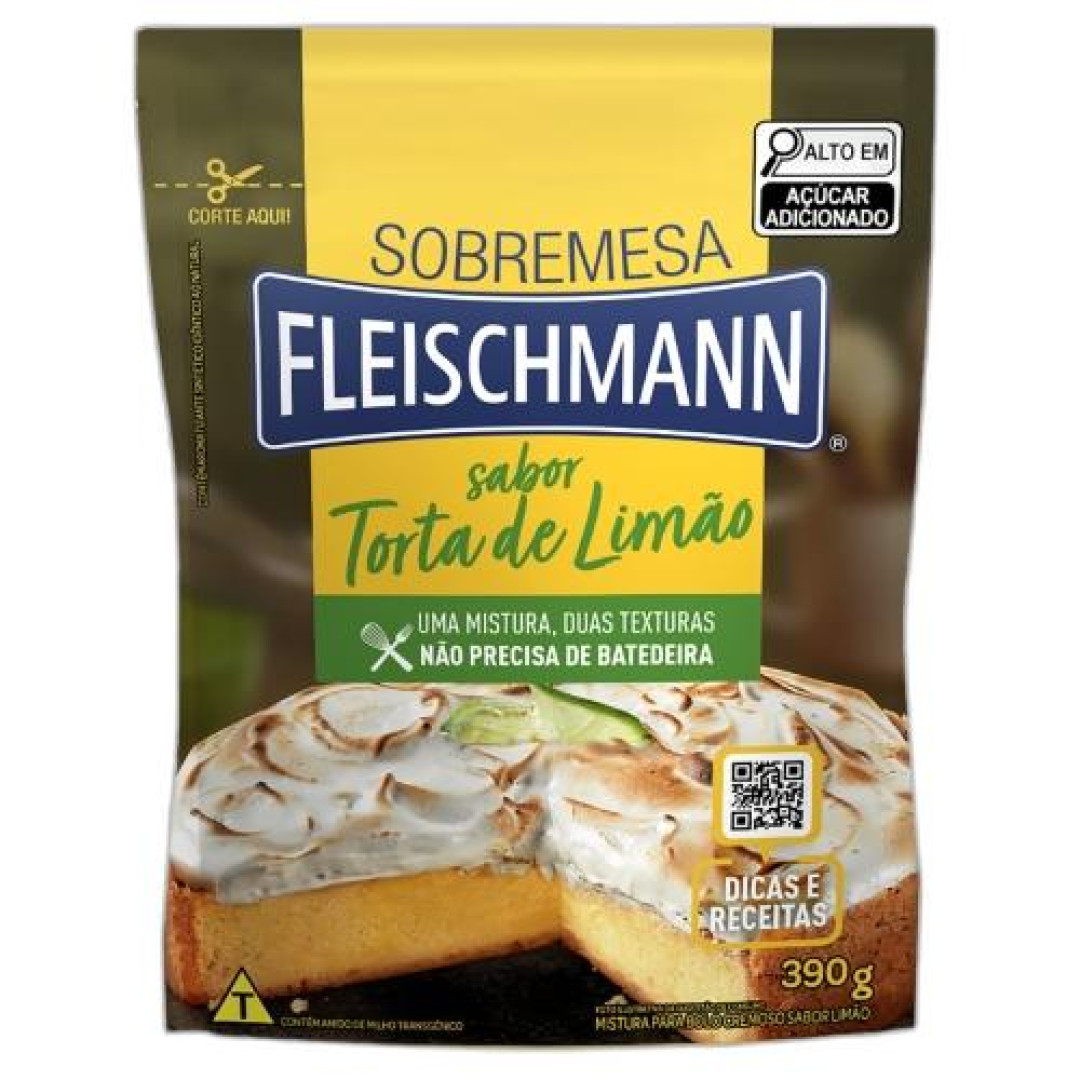 Detalhes do produto Mistura Bolo Cremoso Fleischamnn 390Gr Torta Limao