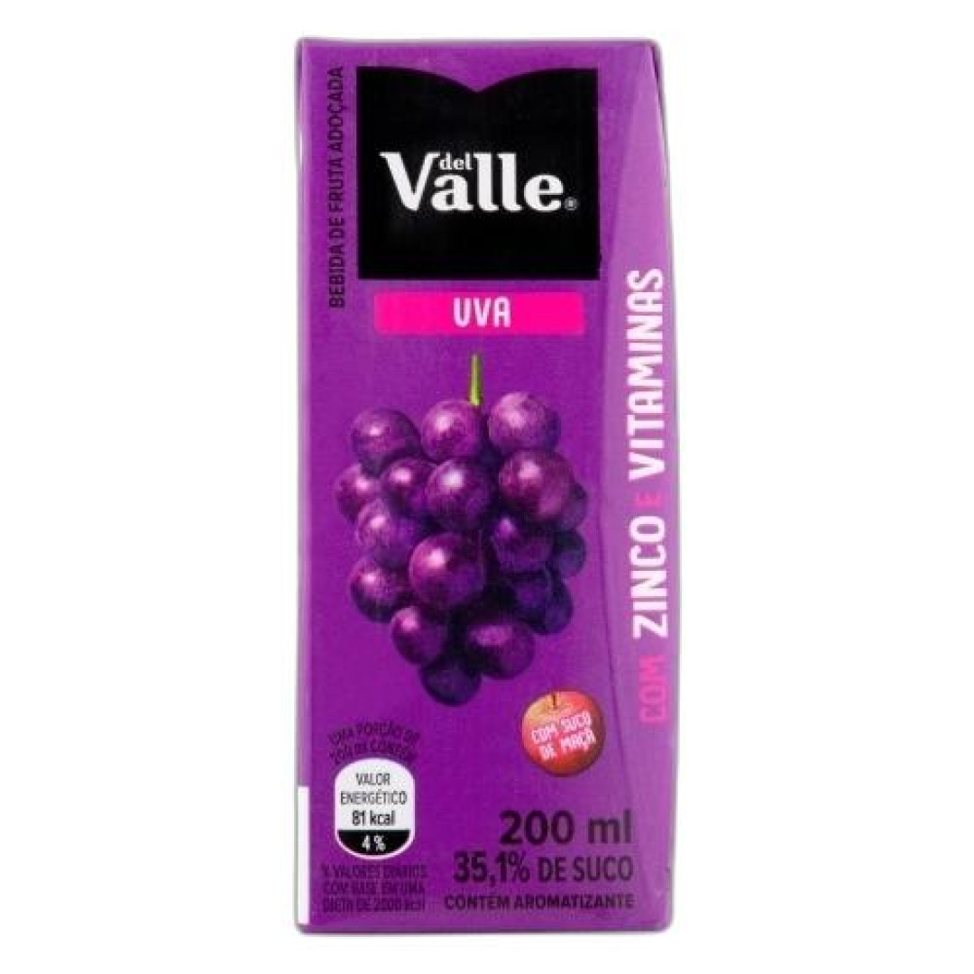 Detalhes do produto Suco Del Valle Tp 200Ml Coca Uva