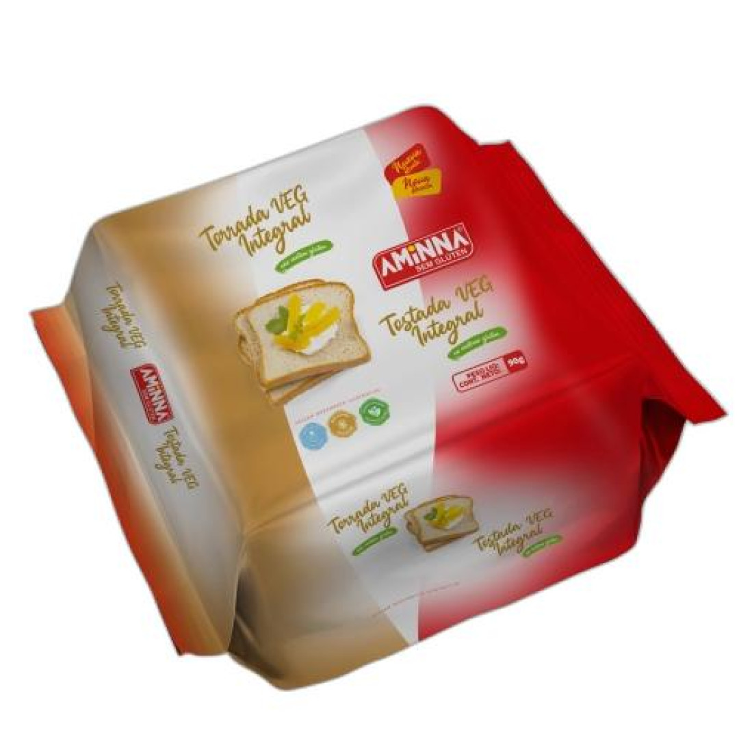 Detalhes do produto Torrada Veg 90Gr Aminna Integral