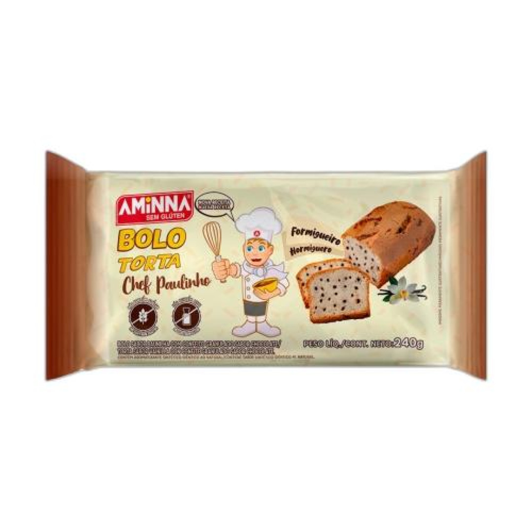 Detalhes do produto Bolo Cafe Da Manha 240Gr Aminna Formigueiro