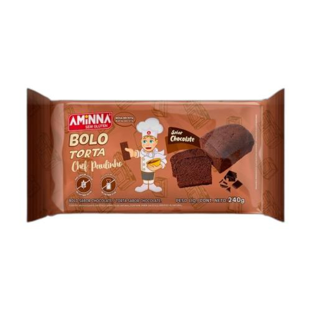 Detalhes do produto Bolo Torta 240Gr Aminna Chocolate