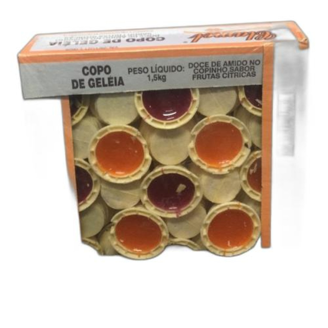 Detalhes do produto Copo Geleia Cx 50X30Gr Clamel .