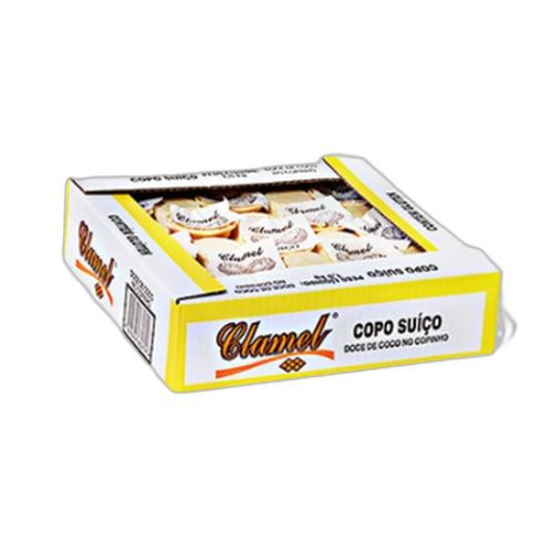 Detalhes do produto Copo Suico Cx 50X30Gr Clamel Coco
