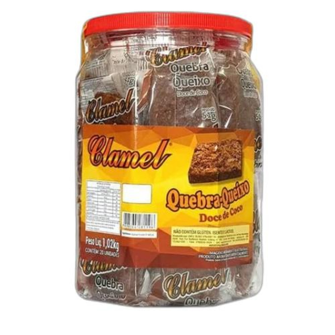 Detalhes do produto Quebra Queixo Embr Pt 20X51Gr Clamel .