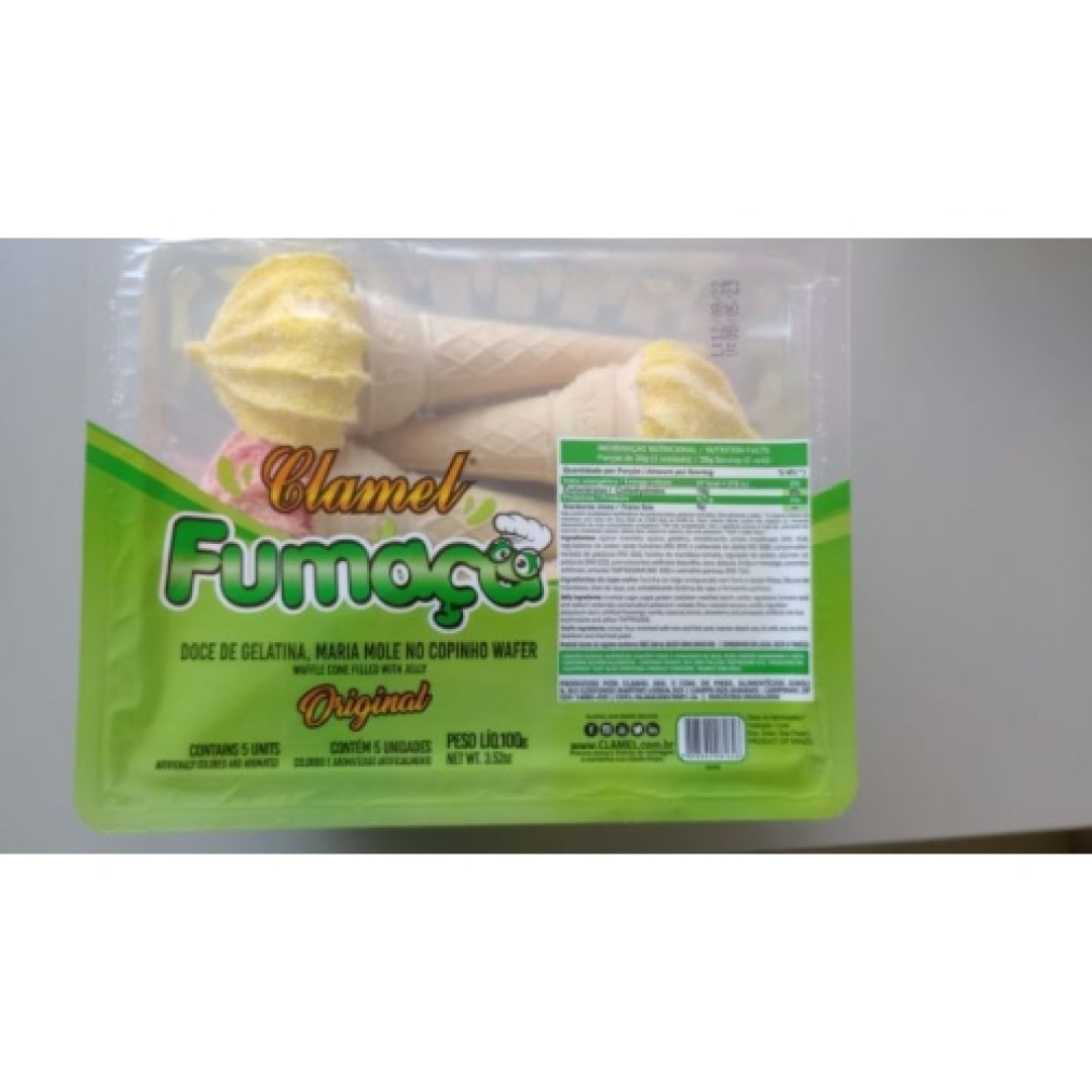 Detalhes do produto Doce Gel Fumaca 5X20Gr Clamel Doce Gelatina