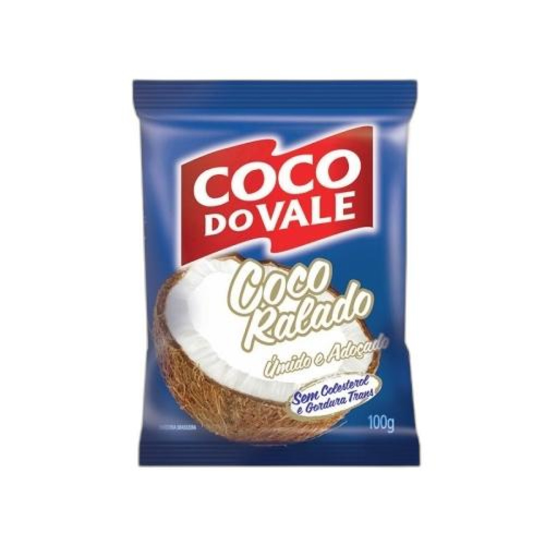 Detalhes do produto Coco Ralado Pc 100Gr Do Vale Adocado.umido