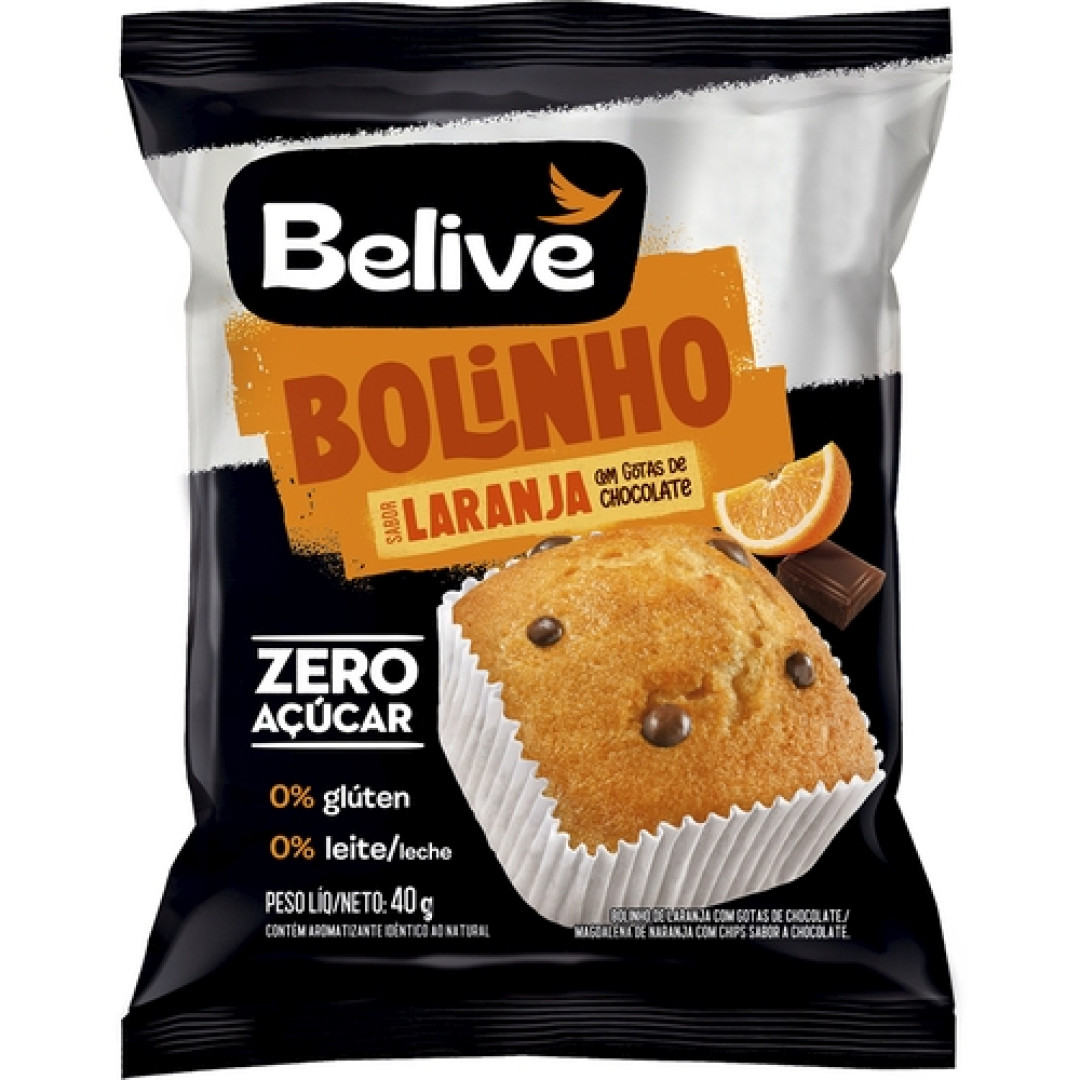 Detalhes do produto Bolinho Zero 40Gr Belive Laranja.chocola