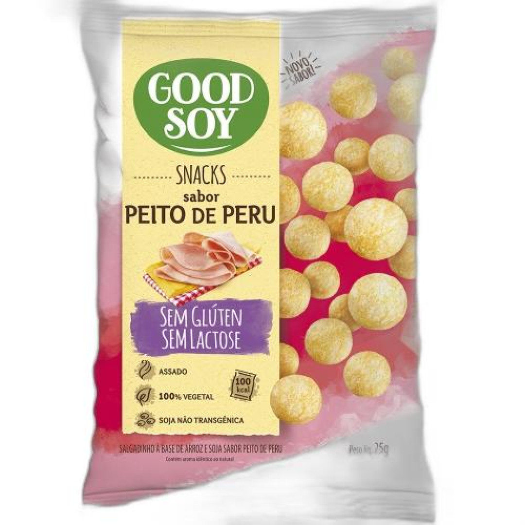 Detalhes do produto Salg Snack 25Gr Goodsoy  Peito Peru