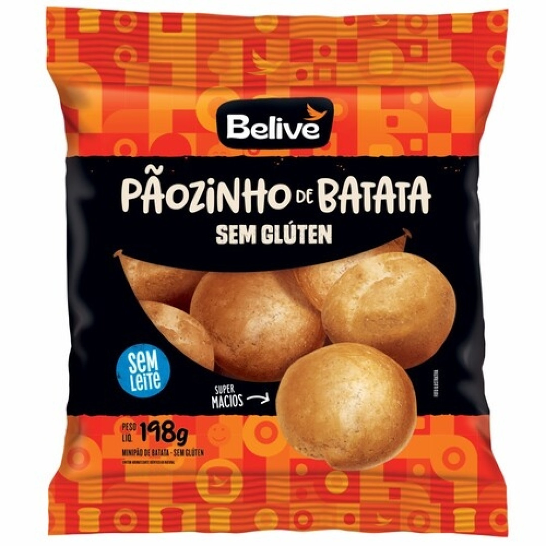 Detalhes do produto Pao Batata S/gluten 198Gr Belive Batata
