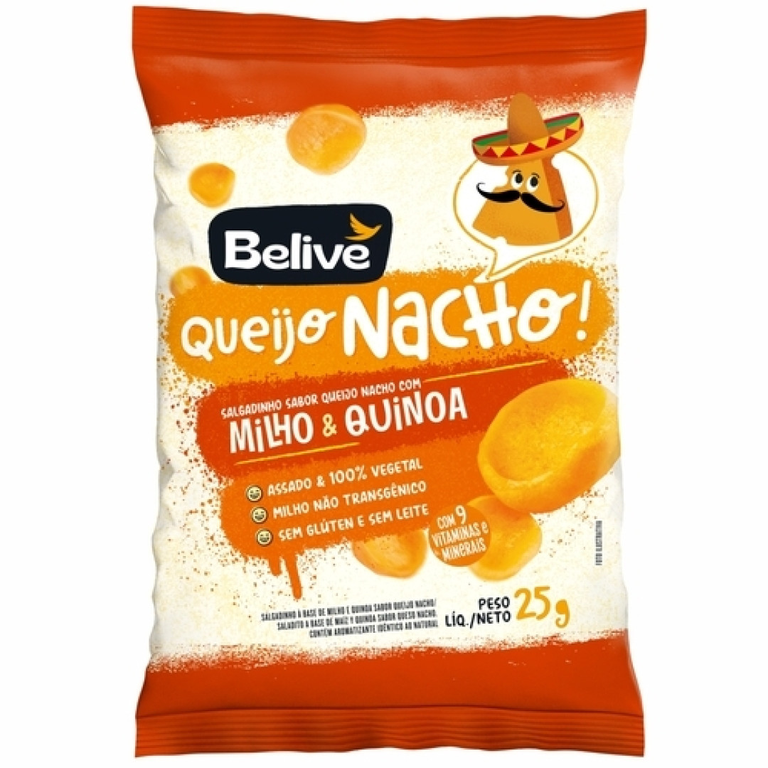 Detalhes do produto Salg 25Gr Belive Queijo Nacho