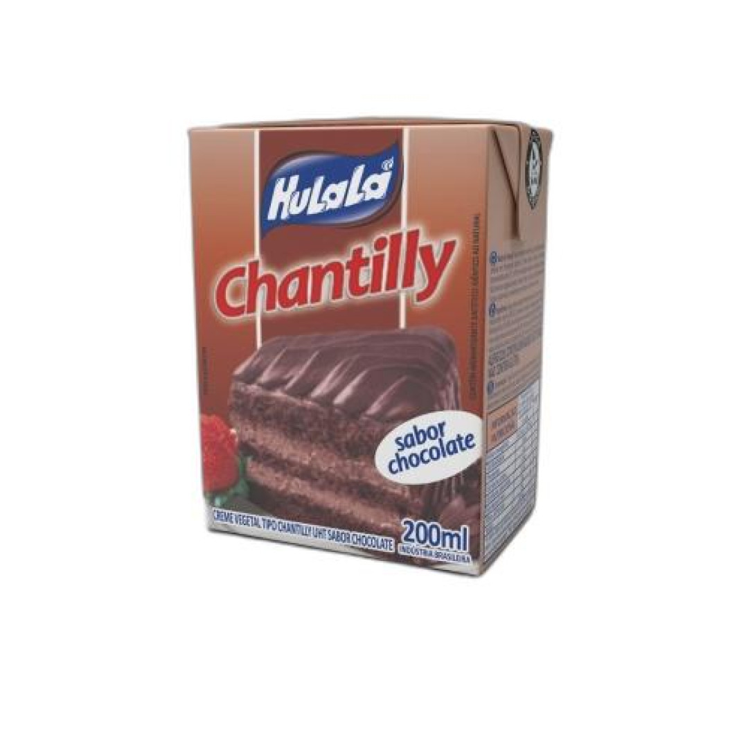 Detalhes do produto Chantilly Tp 200Ml Hulala Chocolate