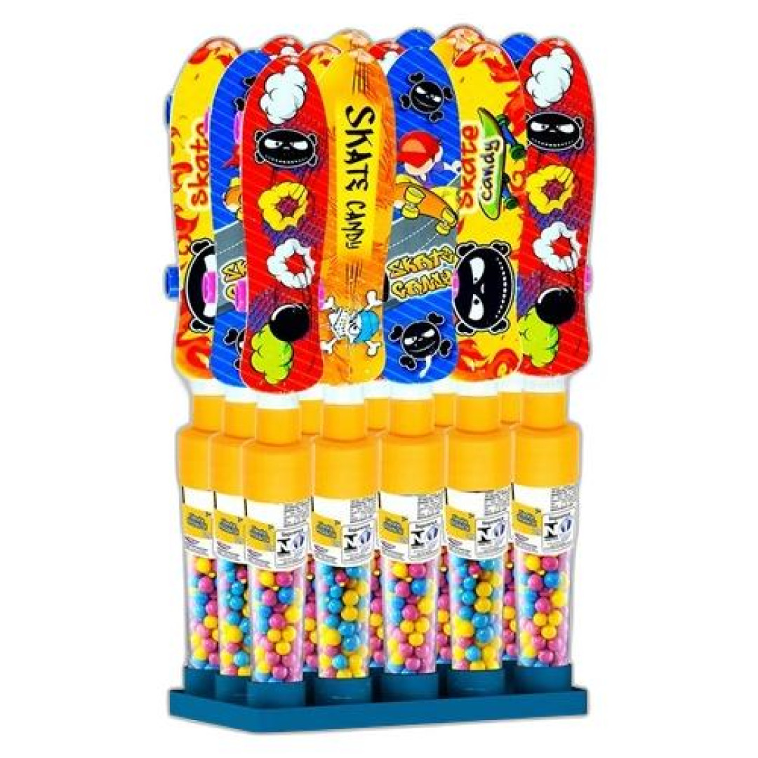 Detalhes do produto Confeito Pop Skate Radical 15X12Gr Uniao Tutti Frutti