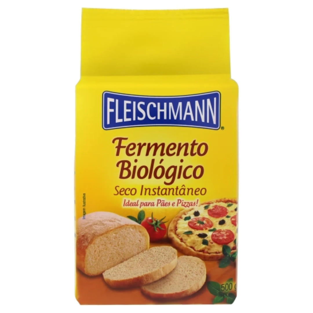 Detalhes do produto Fermento Biologico Inst 500Gr Fleischman Seco.salgado