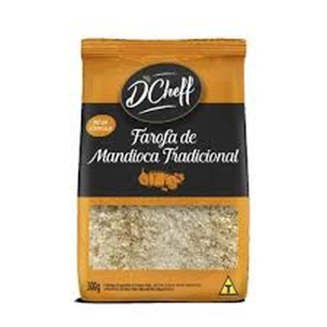 Detalhes do produto Farofa D'cheff 300Gr Ki Sabor Mandioca.tradic