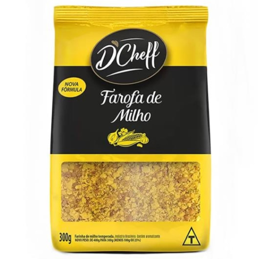 Detalhes do produto Farofa D'cheff 300Gr Ki Sabor Milho