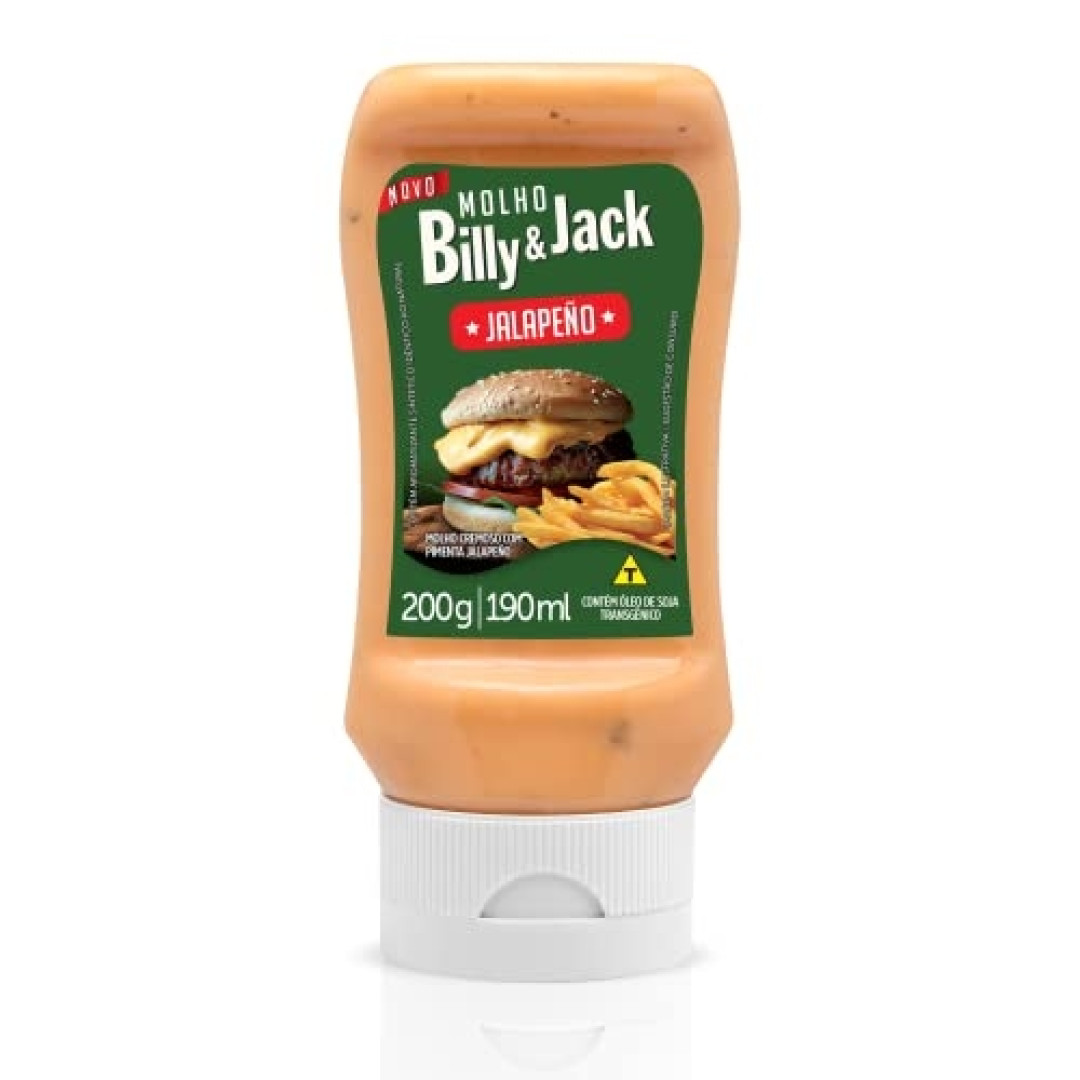 Detalhes do produto Molho Jalapeno Billy&jack 200Gr .