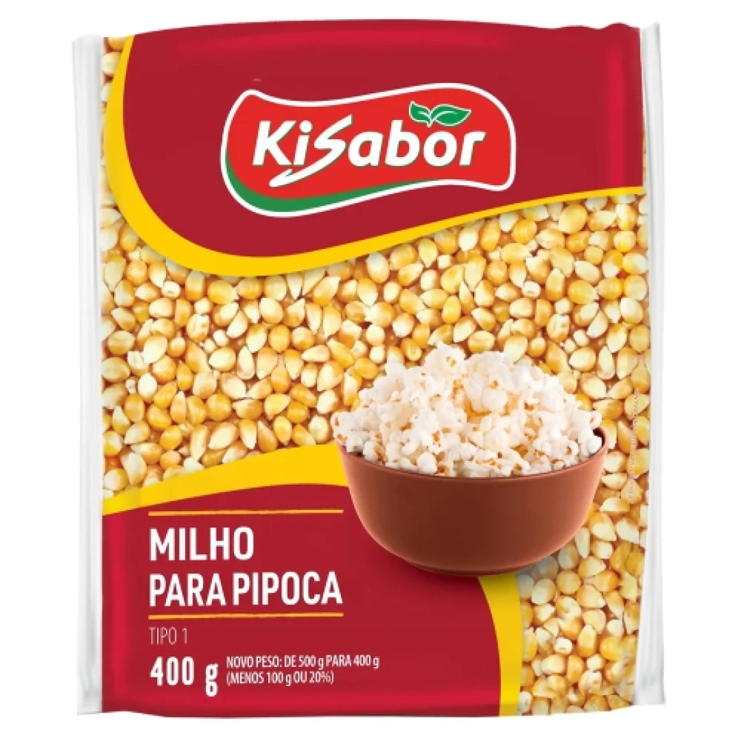 Detalhes do produto Milho Pipoca 400Gr Ki Sabor .