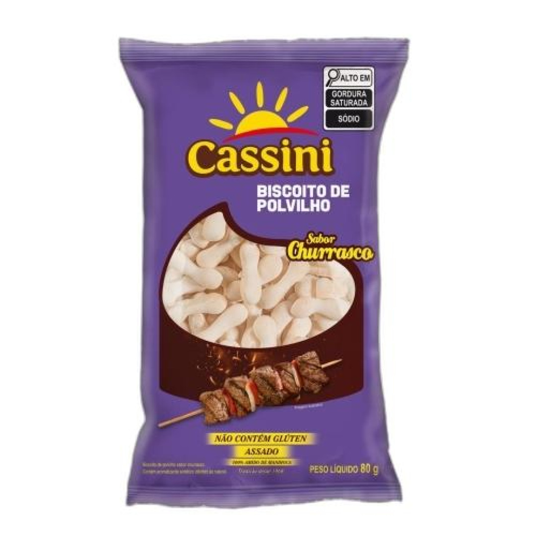 Detalhes do produto Bisc Polvilho Palito 80Gr Cassini Churrasco