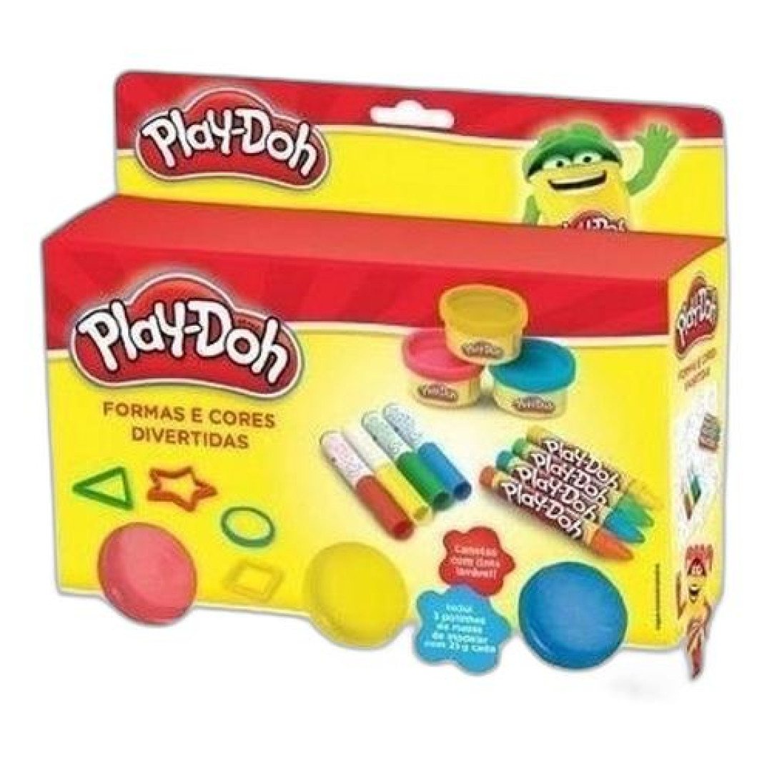 Detalhes do produto X Play-Doh Formas E Cores Divert 1Un Dtc .