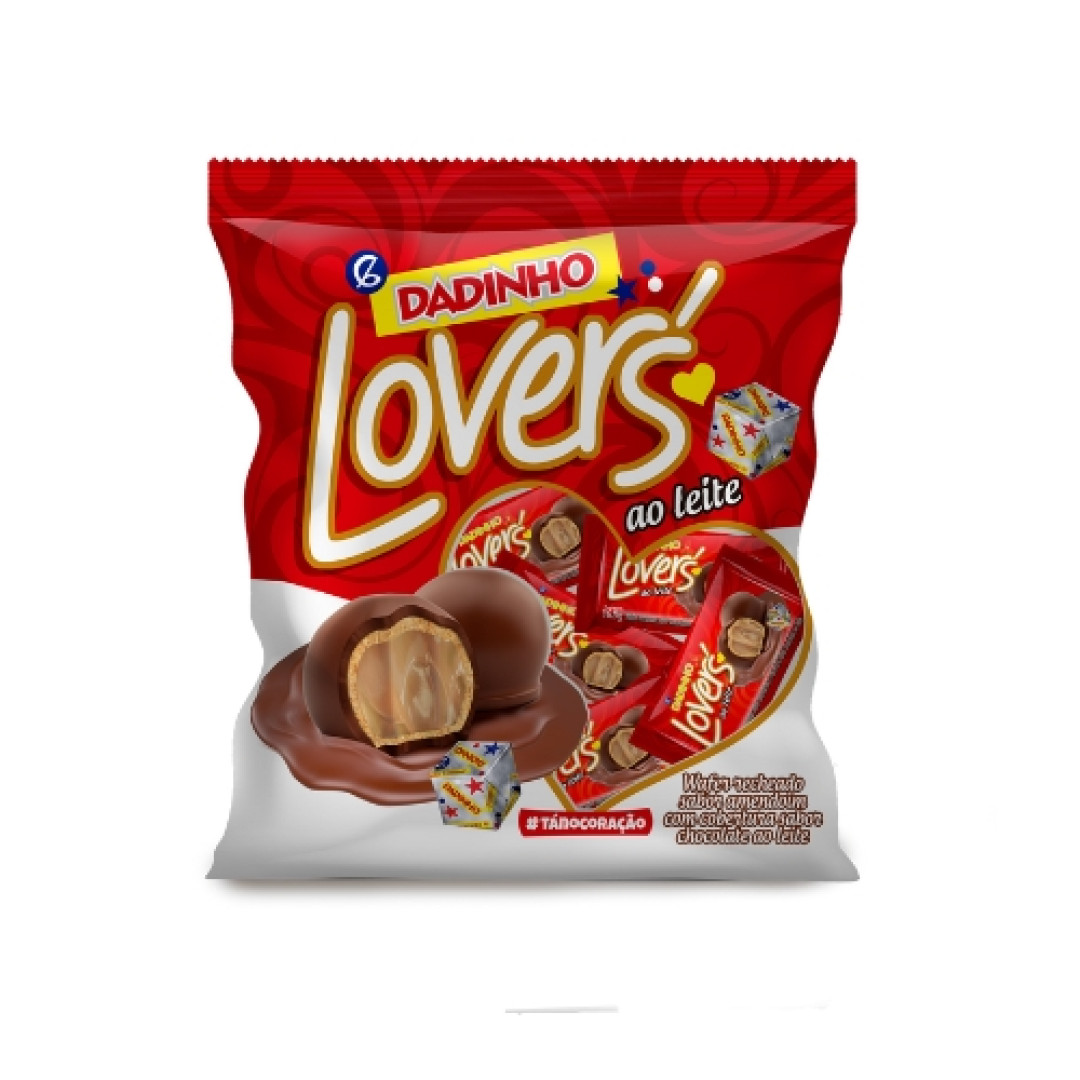 Detalhes do produto Bombom Lovers 413Gr Dadinho Ao Leite