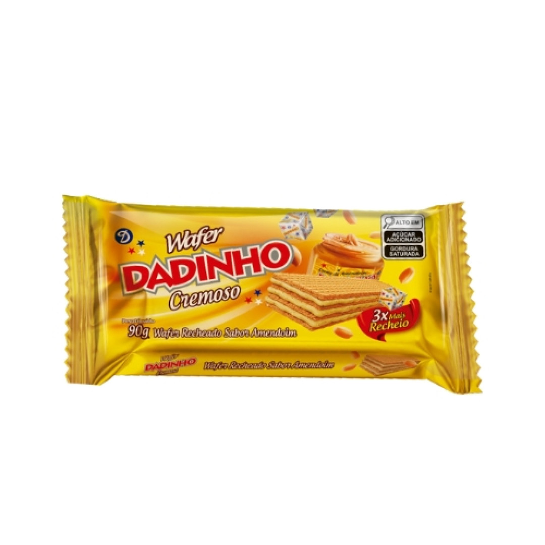Detalhes do produto Bisc Wafer 90Gr Dadinho Tradicional