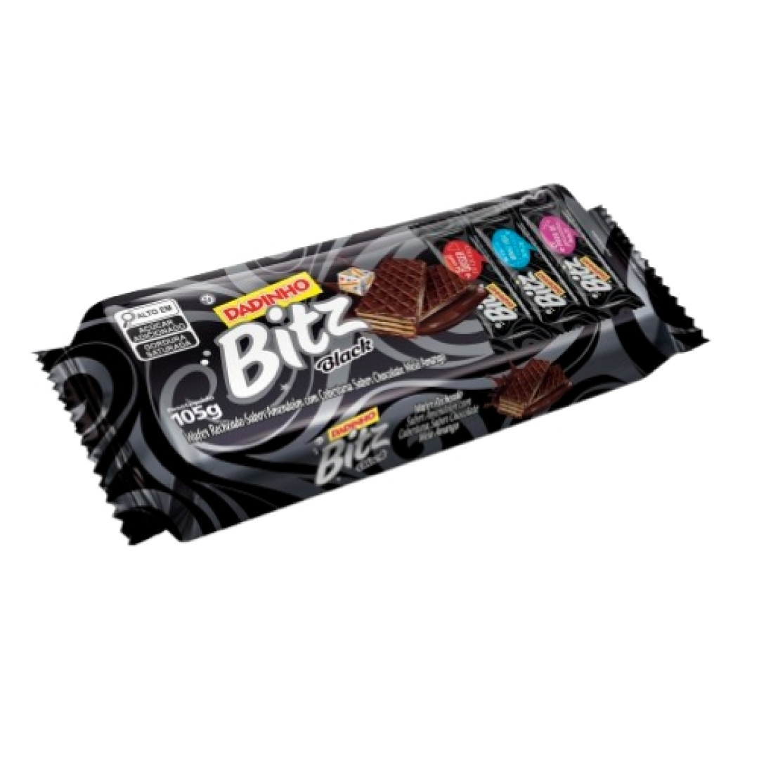 Detalhes do produto Wafer Bitz 105Gr Dadinho Black