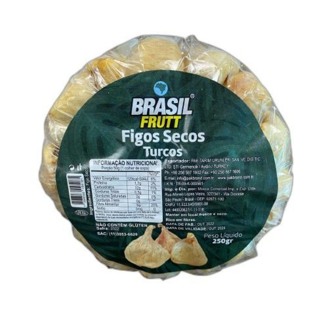 Detalhes do produto Figo Seco Turco 250Gr Brasil Frutt Figo