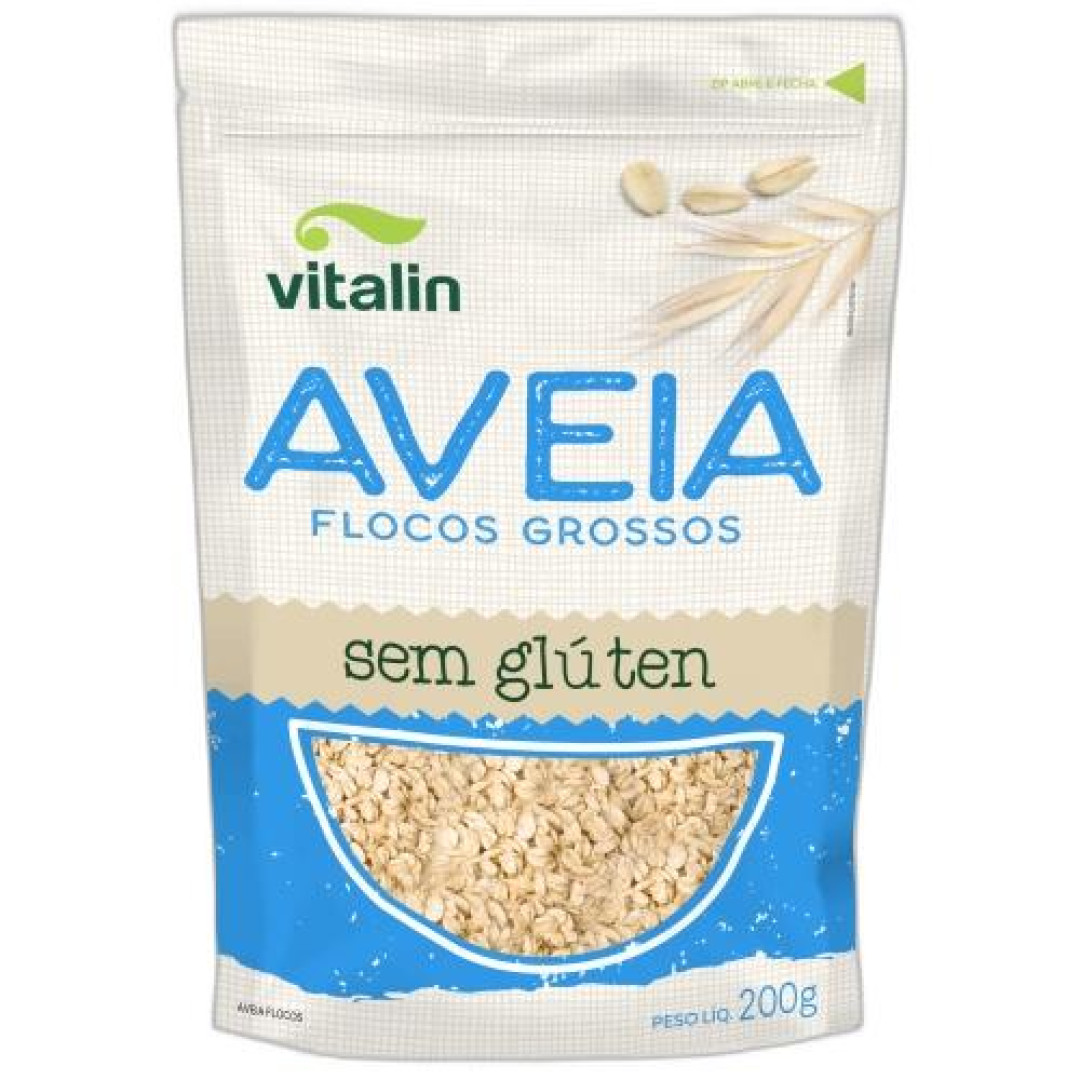 Detalhes do produto Aveia Flocos Grossos Integ 200Gr Vitalin .