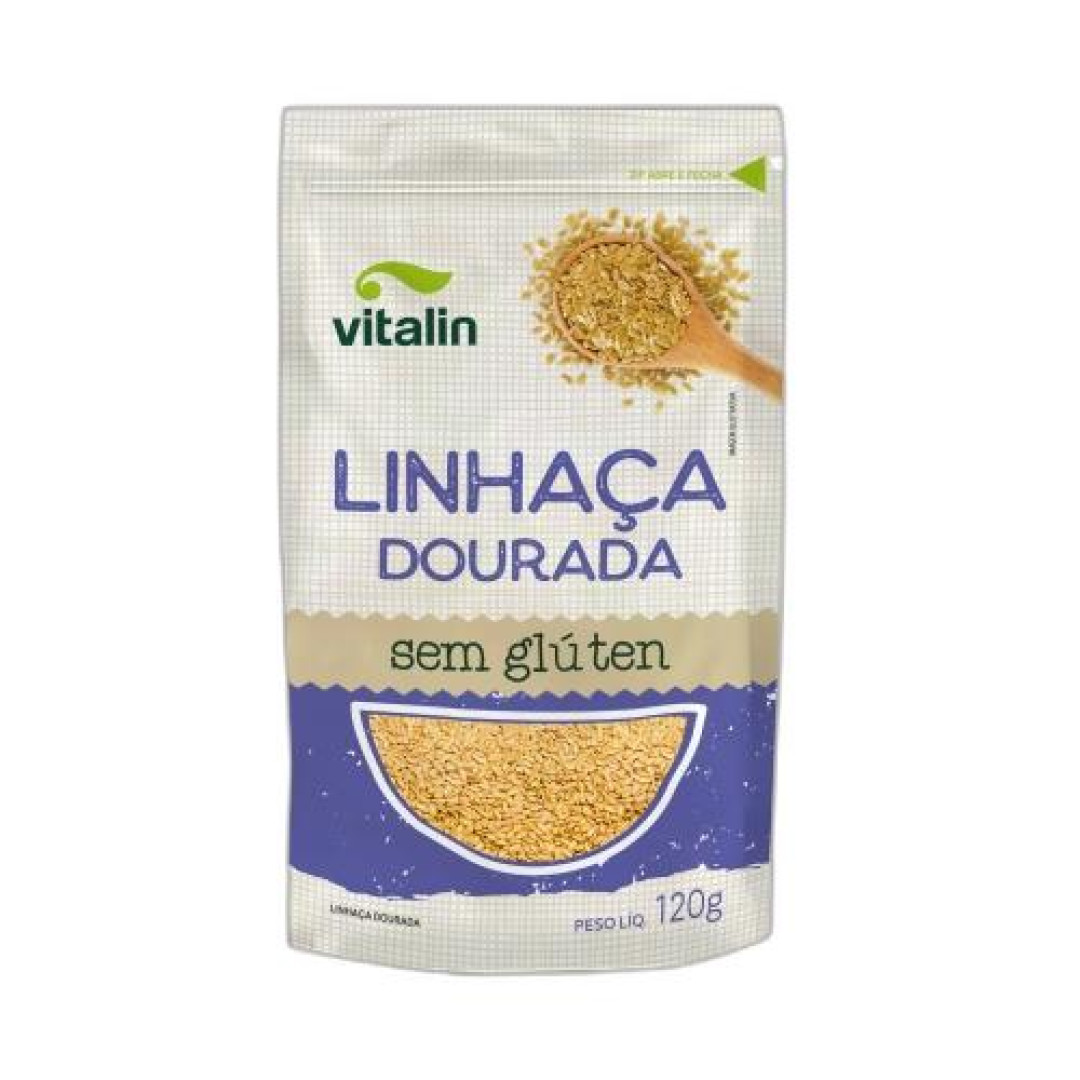 Detalhes do produto Linhaca Dourada 120Gr Vitalin Graos