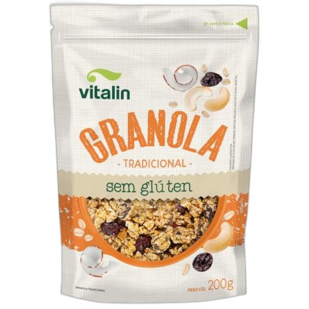 Detalhes do produto Granola 200Gr Vitalin Tradicional