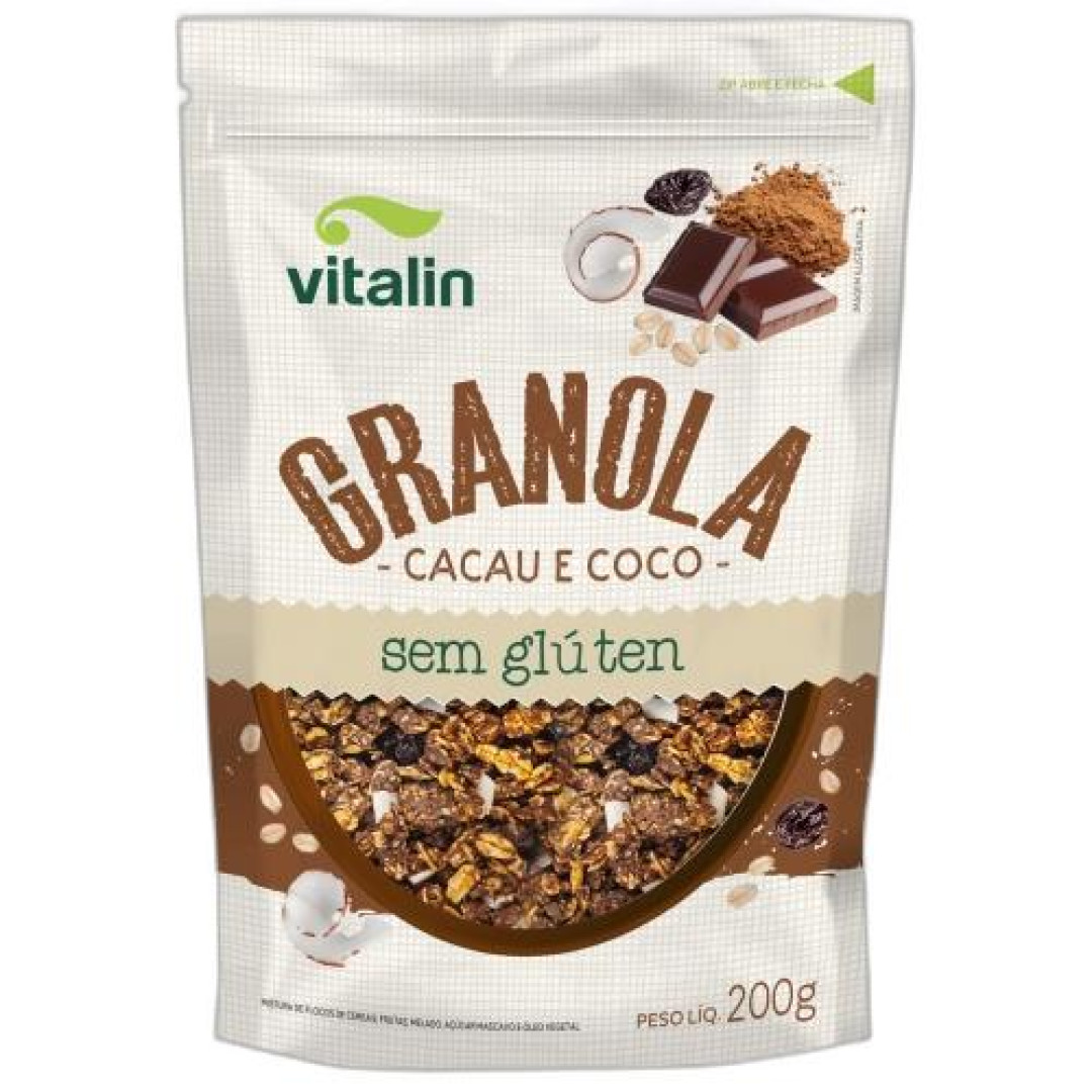 Detalhes do produto Granola 200Gr Vitalin Cacau.coco