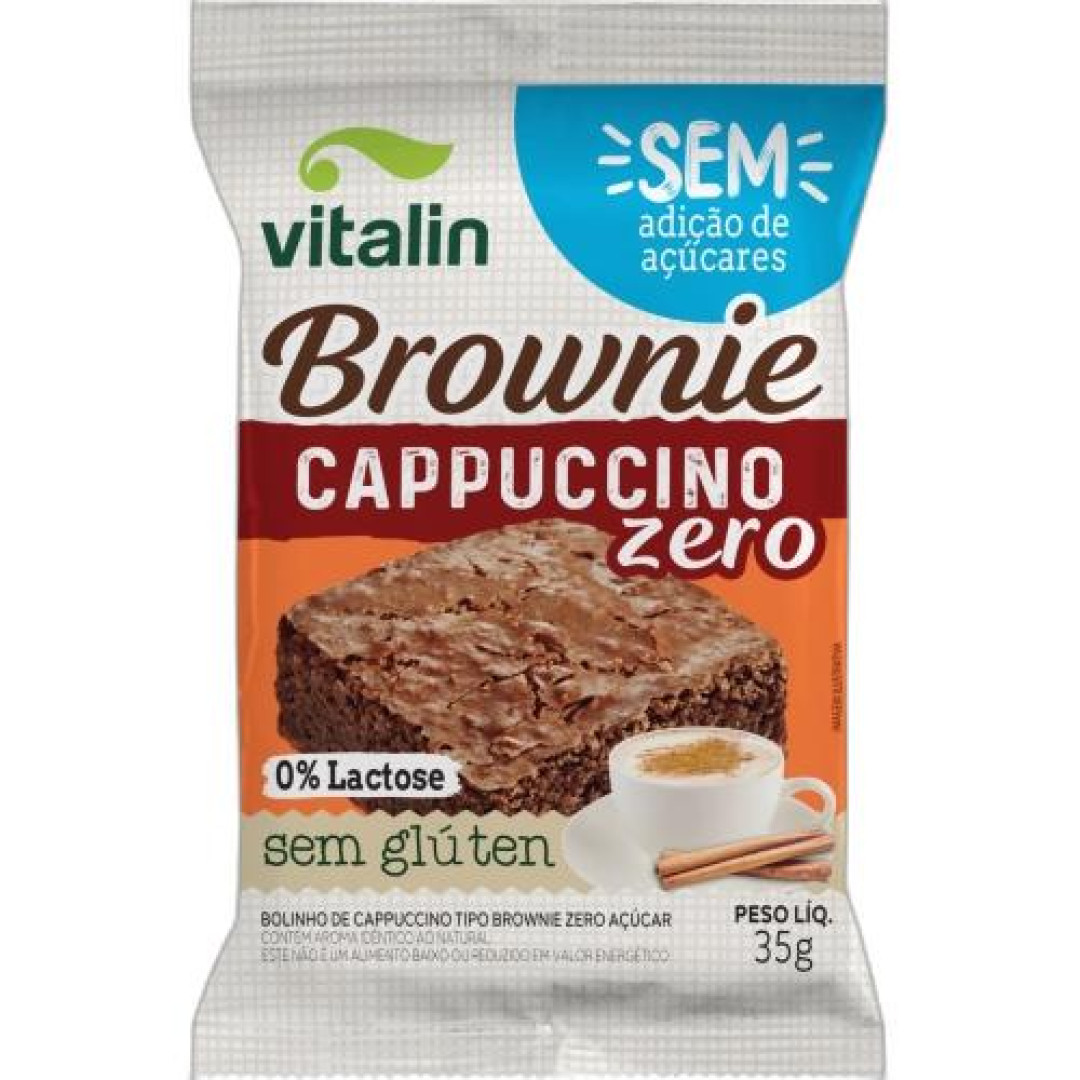 Detalhes do produto Brownie Zero 35Gr Belive  Cappuccino