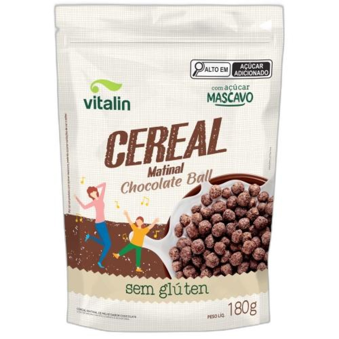 Detalhes do produto Cereal Matinal 180Gr Vitalin Chocolate