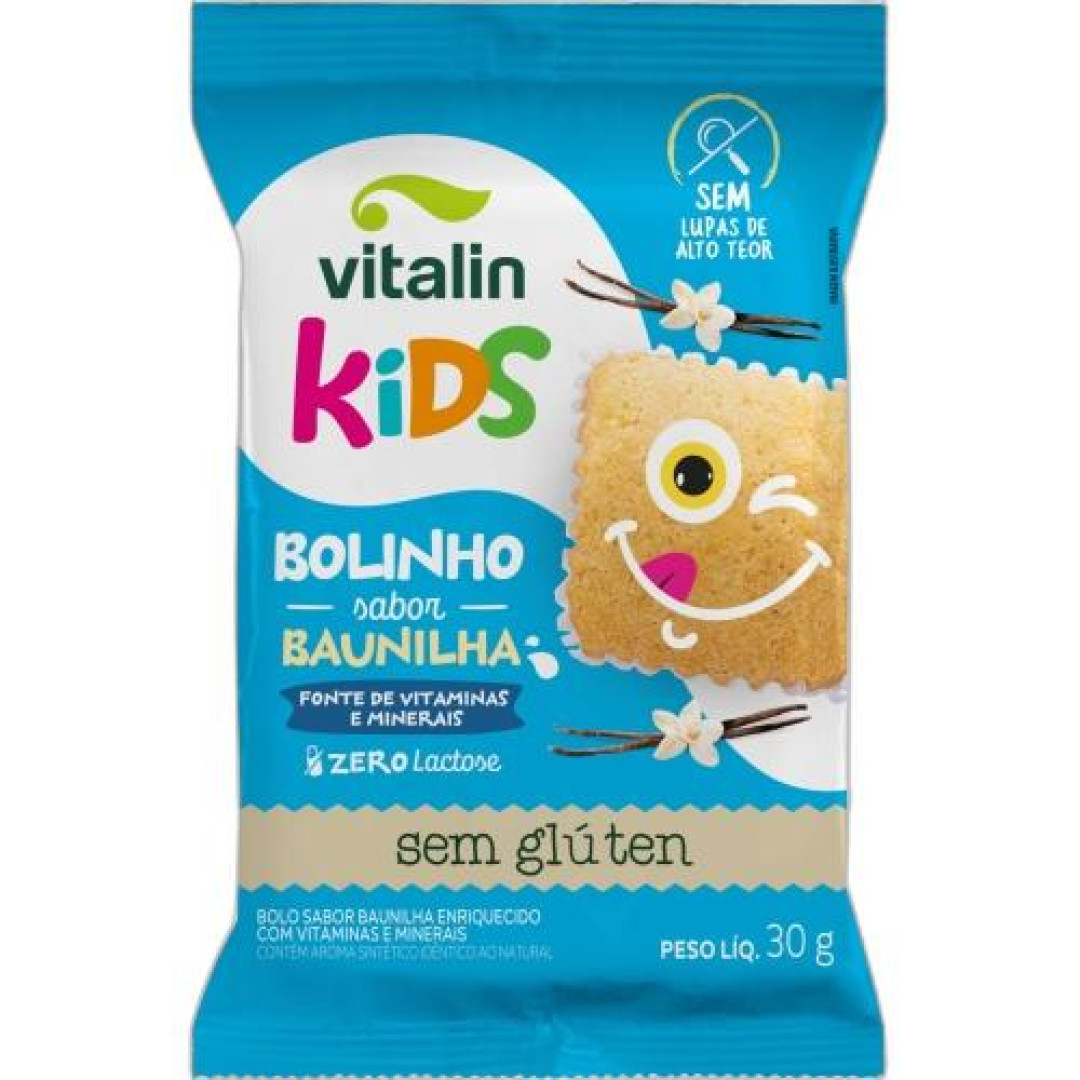 Detalhes do produto Bolinho Kids 30Gr Vitalin Baunilha