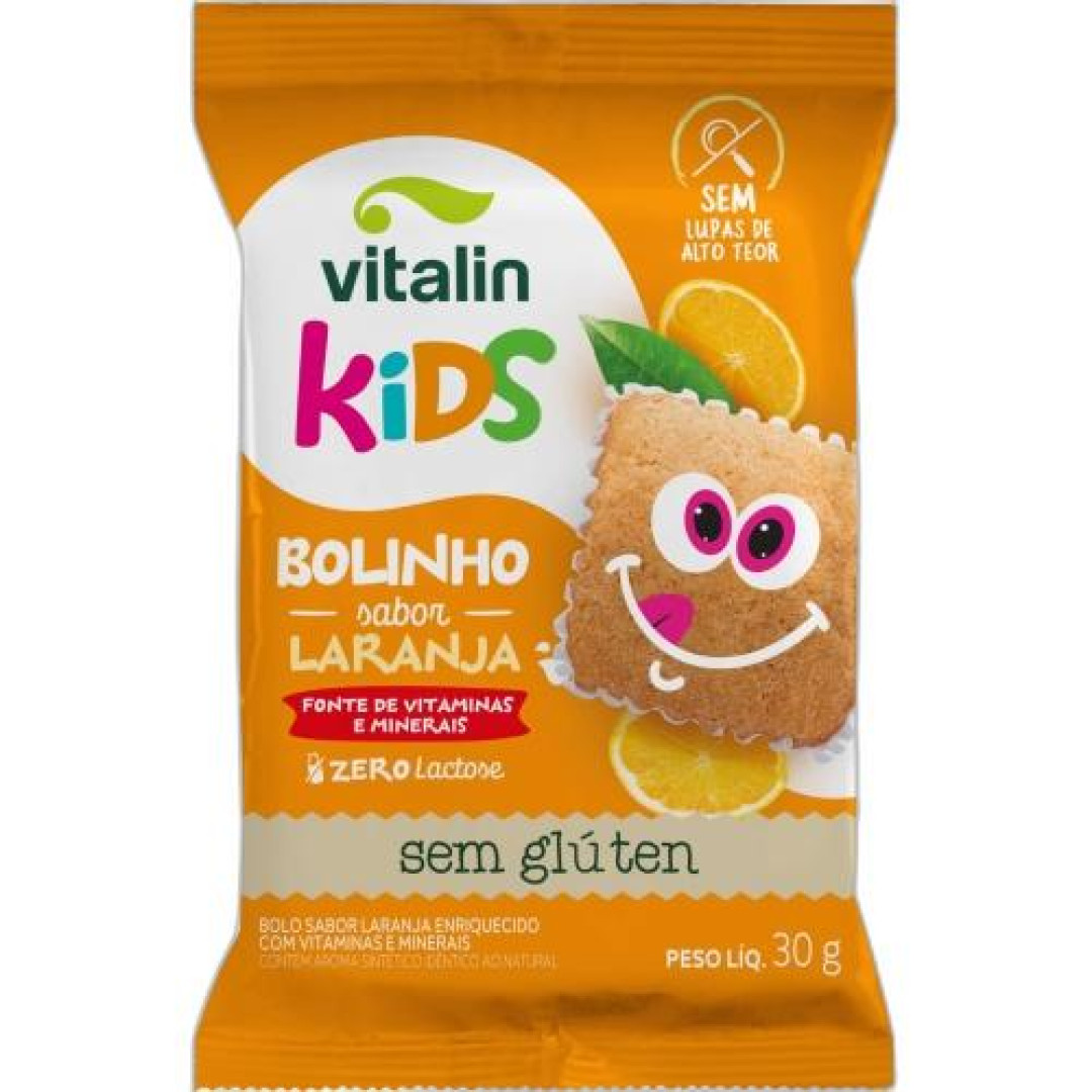 Detalhes do produto Bolinho Kids 30Gr Vitalin Laranja