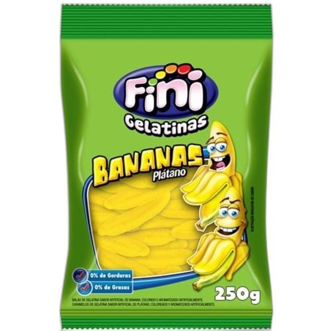 Detalhes do produto Bala Gel Bananas 250Gr Fini .