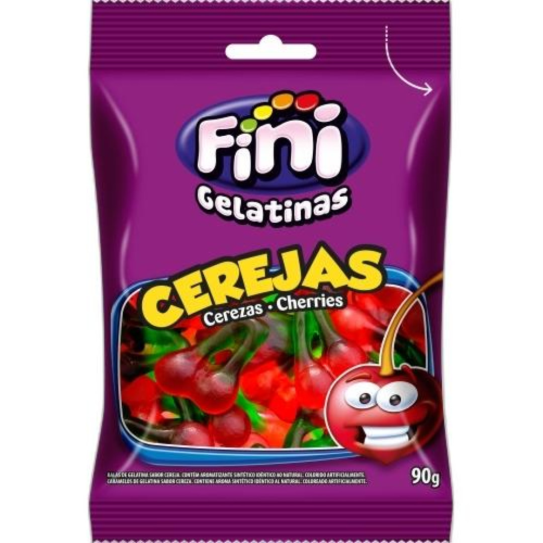 Detalhes do produto Bala Gelatina Cereja 90Gr Fini Cereja