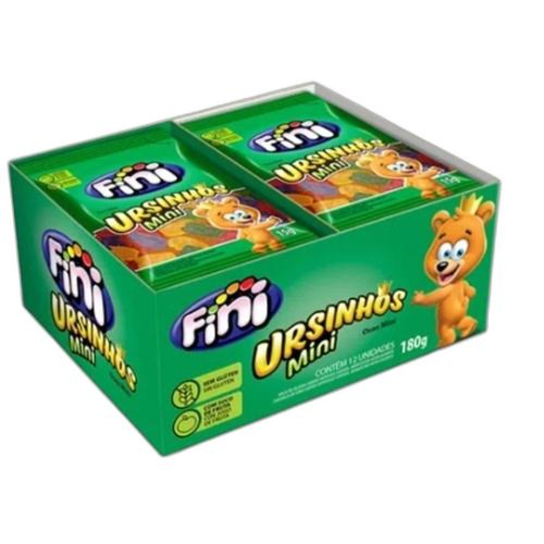 Detalhes do produto Bala Gel Ursinhos 12X15Gr Fini Sortidos
